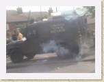 11September05 - Belfast with Caz 106 * Kids throwing cherry bombs at the Army vehicles (there were Army officers in the van) * 640 x 480 * (97KB)
